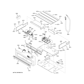Part Location Diagram of 31-2000964 GE PM INSTALL INSTRUCTIONS