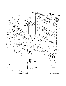 Escutcheon And Door Assembly Diagram and Parts List for PDT755SYR8FS  General Electric Dishwasher