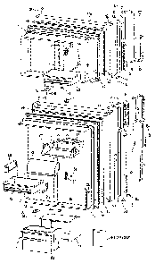 Doors Diagram and Parts List for TBX25ZMM  General Electric Refrigerator