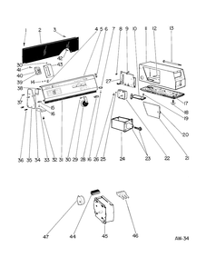 Part Location Diagram of WH49X192 GE DISCONTINUED