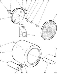 Part Location Diagram of WE19M1568 GE NO LONGER AVAILABLE