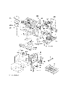 Interior parts 1 Diagram and Parts List for ZSA1202J4SS  General Electric Microwave