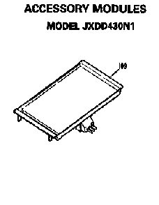 Section 4 Diagram and Parts List for JP671B9N1  General Electric Range