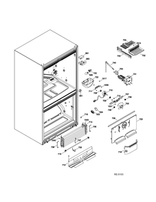 Functional Parts Fz Diagram and Parts List for PNE21KMKES  General Electric Refrigerator