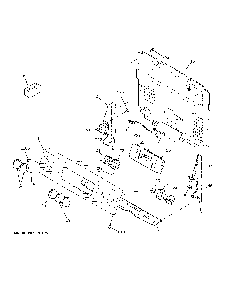 Control Panel Diagram and Parts List for JB735DP3WW  General Electric Range