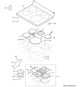 Part Location Diagram of WB18X25209 GE HARNESS WIRE IND COM
