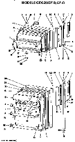 Doors Diagram and Parts List for CTX23GFB  Hotpoint Refrigerator