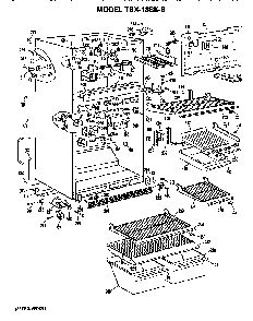 Part Location Diagram of WR22X355 GE DISCONTINUED
