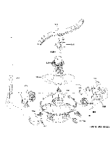 Motor, Sump And Filter Assembly Diagram and Parts List for GDF450PGRAWW  General Electric Dishwasher