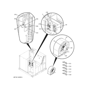Part Location Diagram of 28G86 GE 107638-04 CONTACTOR SPST 24V 3