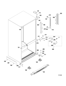 MISC PARTS Diagram and Parts List for GBRC0GAXARWW  General Electric Refrigerator