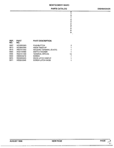 Dishwasher Page 3 Diagram and Parts List for SIG1482A68BA  General Electric Dishwasher