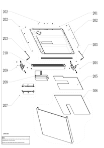 Part Location Diagram of WG04A00129 GE CLAMP OTK175