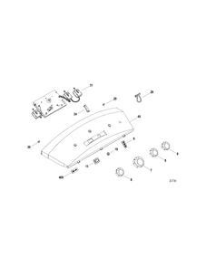 CONTROL PANEL Diagram and Parts List for PTMN945GMGG0  General Electric Dryer