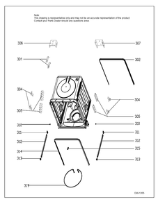 BODY PARTS 1 Diagram and Parts List for GBF630SML0ES  General Electric Dishwasher