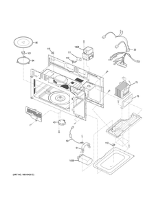 INTERIOR PARTS 1 Diagram and Parts List for JNM3163DJ2WW  General Electric Range