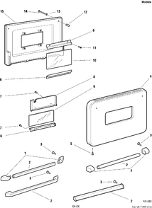 Part Location Diagram of WB1M917 GE NO LONGER AVAILABLE