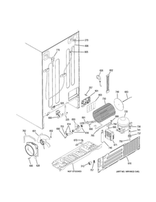 Machine Compartment Diagram and Parts List for PSS28KSHECSS  General Electric Refrigerator