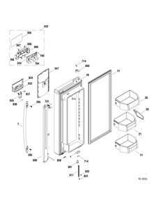 Part Location Diagram of WR2M3894 GE NO LONGER AVAILABLE
