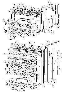 Doors Diagram and Parts List for TBX24ZKC  General Electric Refrigerator