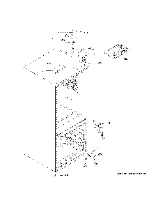 Case parts Diagram and Parts List for GBE21DGKNRWW  General Electric Refrigerator