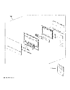 Door Parts Diagram and Parts List for CVM721M2N8S5  General Electric Microwave