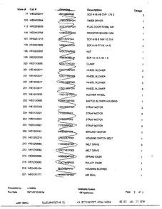 Electric Dryer Page 6 Diagram and Parts List for SIG7010ET0WG  General Electric Dryer