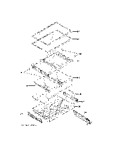 Fresh Food Shelves Diagram and Parts List for GNE21FMKPFES  General Electric Refrigerator