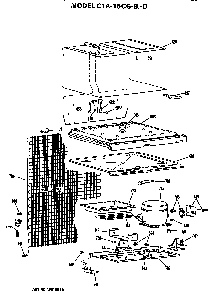 Unit Parts Diagram and Parts List for CTA15CGBLAD  Hotpoint Refrigerator
