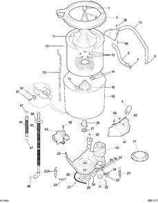 Part Location Diagram of WW03A00032 GE SPRING