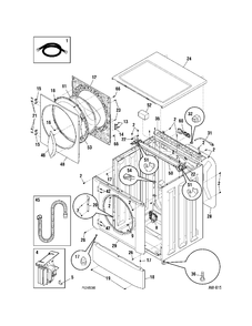 Part Location Diagram of WG04F06317 GE HOSE, DRAIN, EXTERNAL