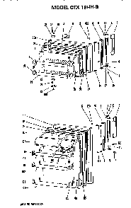 Doors Diagram and Parts List for CTX18HHB  Hotpoint Refrigerator