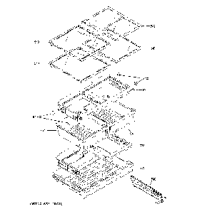 Fresh Food Shelves Diagram and Parts List for GYE18JYLBFFS  General Electric Refrigerator