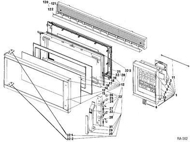 Part Location Diagram of WB2X4263 GE Grease Filter