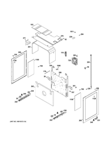 Body Parts Diagram and Parts List for JGB850EEF3ES  General Electric Range