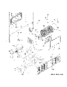 Machine compartment Diagram and Parts List for PFD28KYNCFS  General Electric Refrigerator