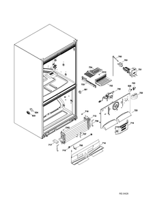 FZ FUNCTIONAL PARTS Diagram and Parts List for PFSS0MFZJSS  General Electric Refrigerator