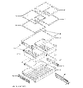 Fresh food shelves Diagram and Parts List for GFE24JBLNFTS  General Electric Refrigerator