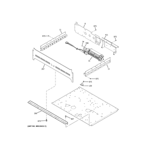 Center Spacer 1 Diagram and Parts List for ZTD90DPSN4SS  General Electric Wall Oven