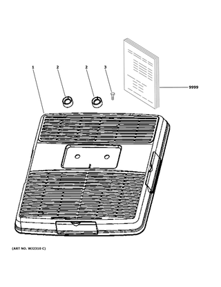 Part Location Diagram of WJ12X25402 GE KNOBS