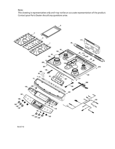 Part Location Diagram of WS01A01399 GE LOCK COMBO - WB14M58