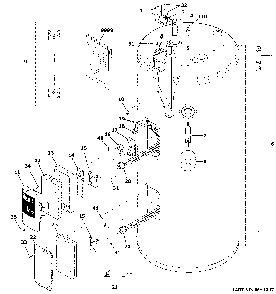 Part Location Diagram of WS35X22323 GE CONTROL ASSEMBLY