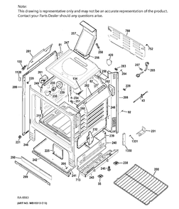 Part Location Diagram of WS01L13895 GE KNOB Assembly