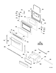 Part Location Diagram of WS01F02129 GE GUARD INSULATION
