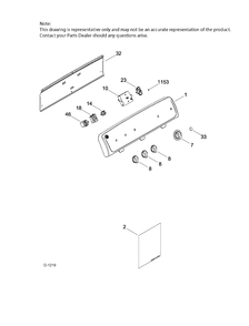 Part Location Diagram of WW01F01595 GE HARNESS ASM. ( ELECT. HARNESS ()