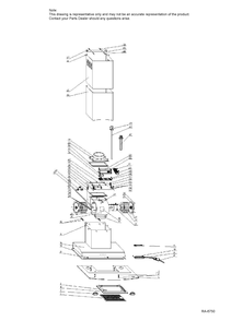 RANGE HOOD Diagram and Parts List for HCH2100ACS  General Electric Range Hood