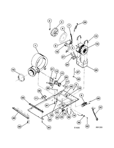 MOTOR Diagram and Parts List for 51240-W0  General Electric Washer