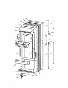 Part Location Diagram of WR1X2127 GE SCREW