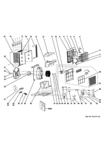 Part Location Diagram of WJ01X21231 GE INSTALL HARDWARE