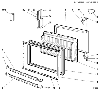 Part Location Diagram of WR71M886 GE NO LONGER AVAILABLE
